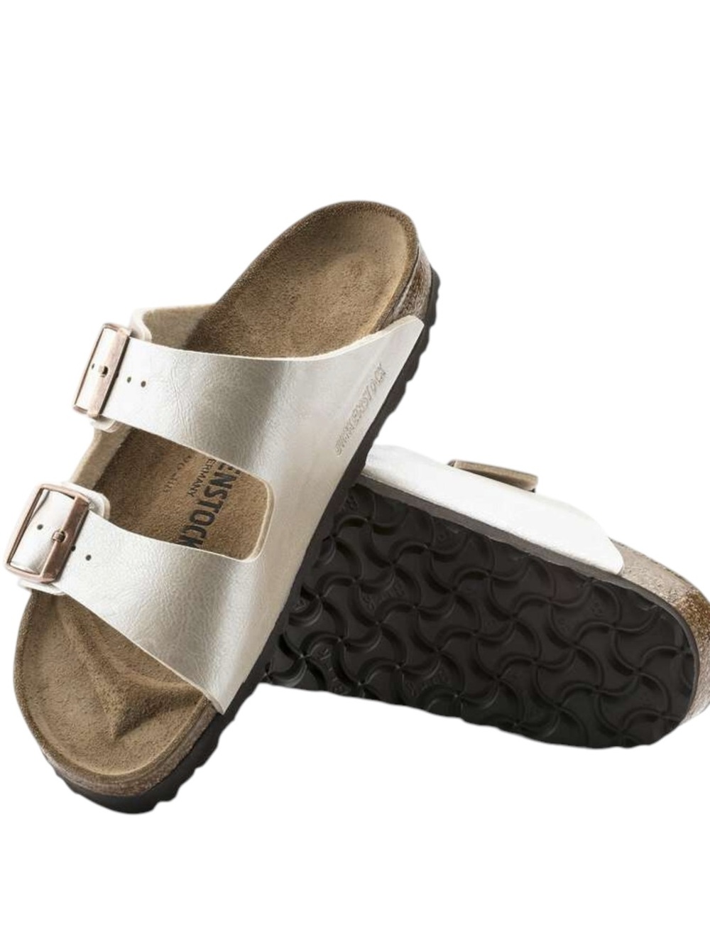 BIRKENSTOCK Arizona Graceful Pearl White Sandals- Women’s Size 41 (EU)/ 10- 10.5 - Picture 5 of 11